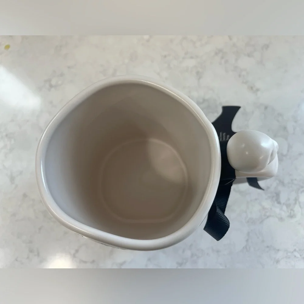 Rae Dunn 'Death Before Decaf’ Skeleton Mug NWT - Picture 6 of 6